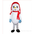 High Quality and Hand-made Snowman Mascot Costume Fancy Party Dress Xmas and Halloween Supply Adult Size